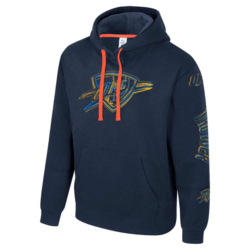 NBA - Oklahoma City Thunder Stadium Essentials Unisex Elementized Pullover Hoodie - Navy