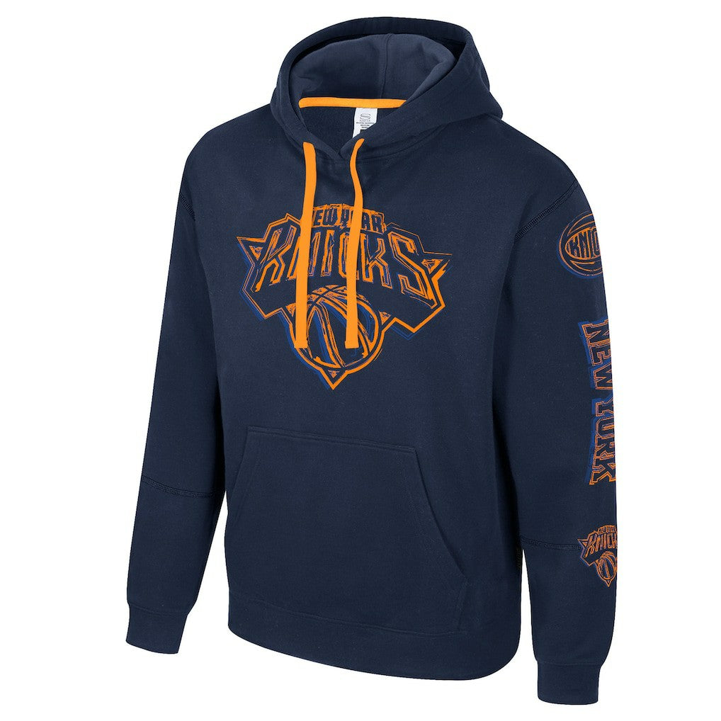 NBA - New York Knicks Stadium Essentials Unisex Elementized Pullover Hoodie - Navy