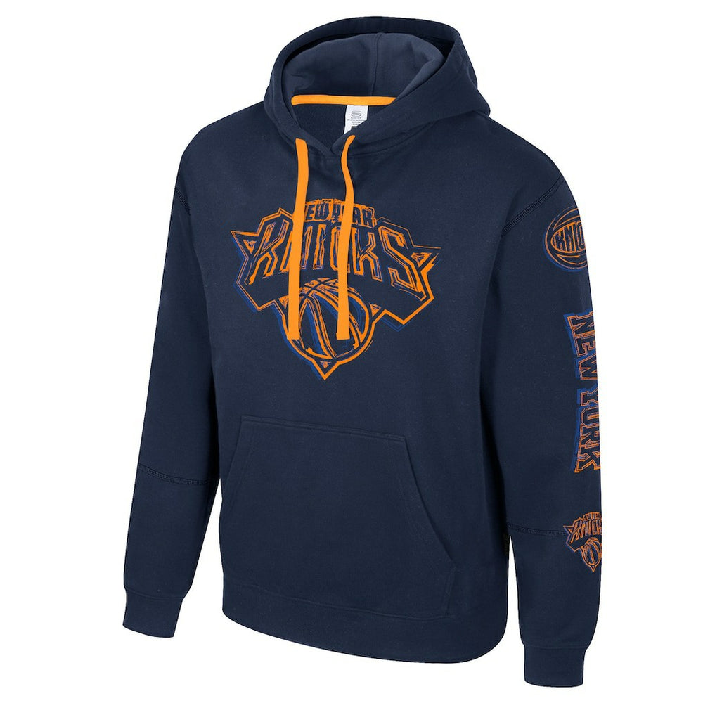 NBA - New York Knicks Stadium Essentials Unisex Elementized Pullover Hoodie - Navy
