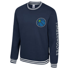 NBA - Minnesota Timberwolves Stadium Essentials Unisex Half-Time 2 Pullover Sweatshirt - Navy