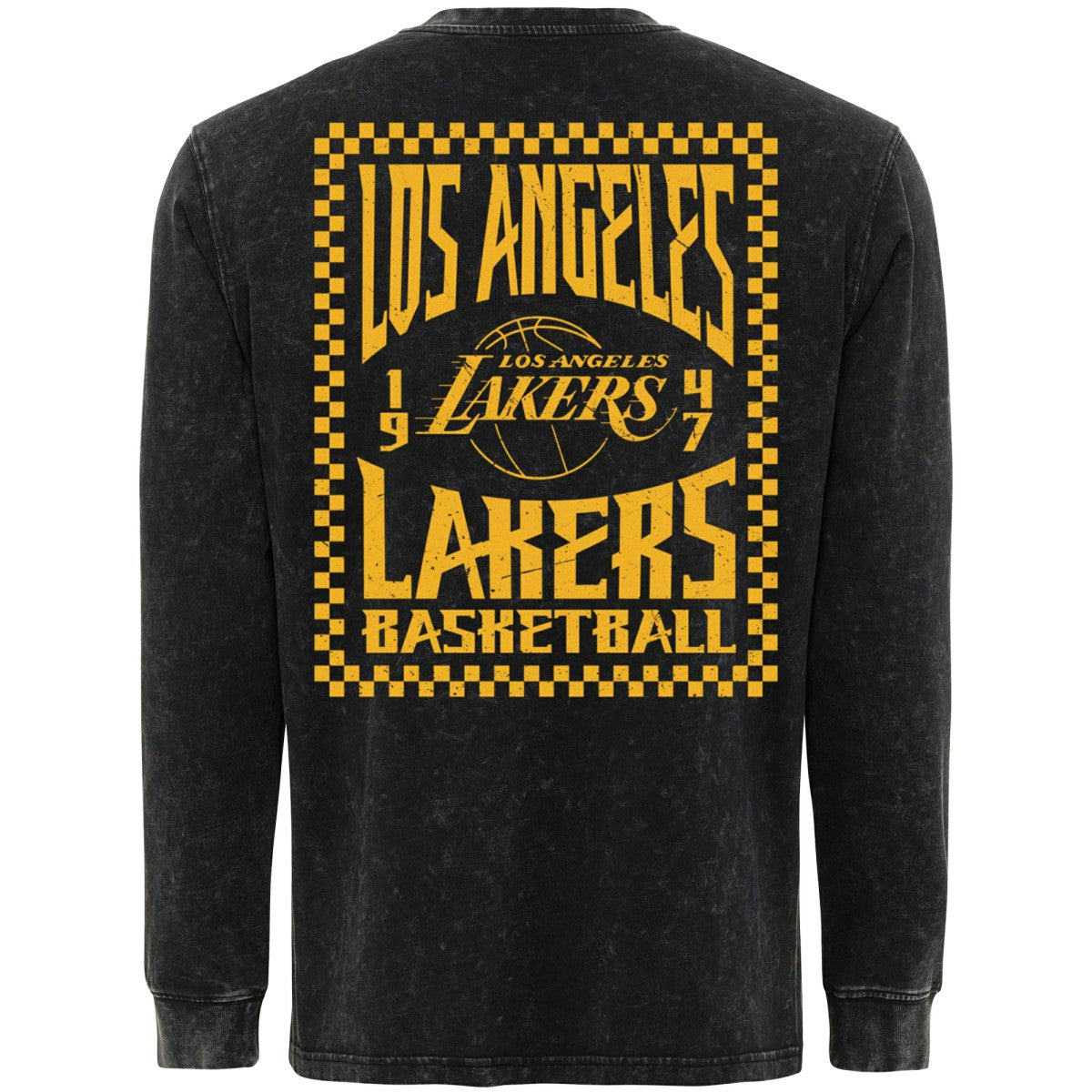 NBA - Los Angeles Lakers Sportiqe Men's Bono Long Sleeve T-Shirt - Black