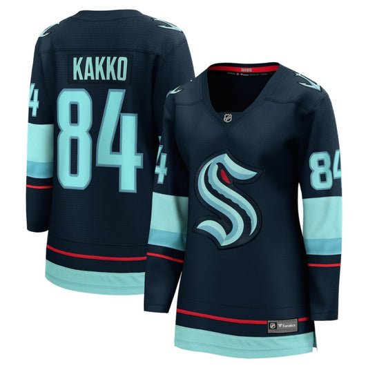 Kaapo Kakko Seattle Kraken Fanatics Women's Home Breakaway Player Jersey - Deep Sea Blue | NHL Jerseys