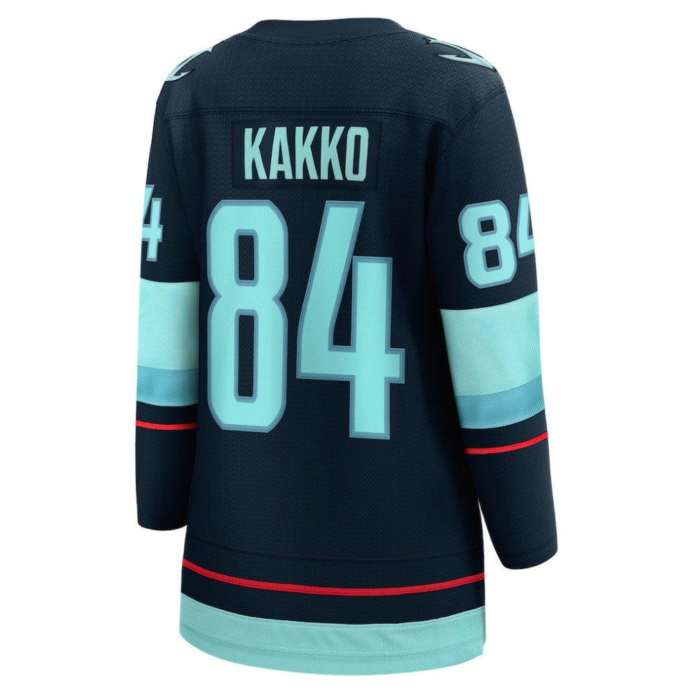 Kaapo Kakko Seattle Kraken Fanatics Women's Home Breakaway Player Jersey Deep Sea Blue