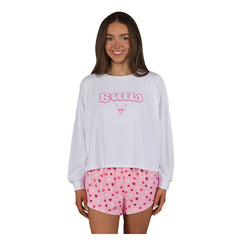 NBA - Chicago Bulls Concepts Sport Women's Lyric Long Sleeve Top & Shorts Set