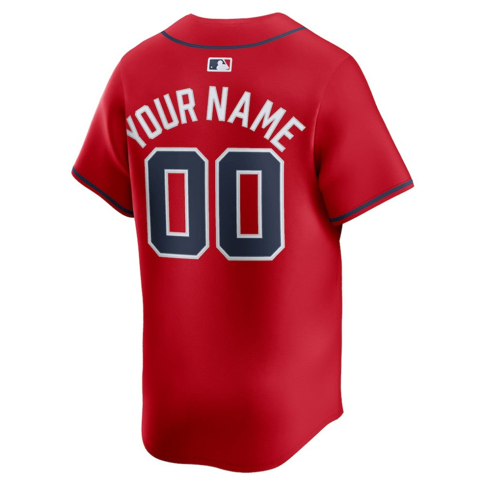 Atlanta Braves Nike Alternate Limited Custom Jersey Near Me