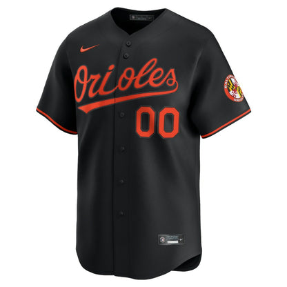 Baltimore Orioles Nike Alternate Limited Custom Jersey - Black | MLB Jerseys