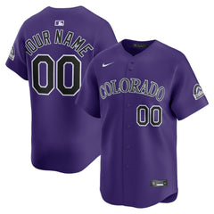Colorado Rockies Nike Alternate Limited Custom Jersey Clearance