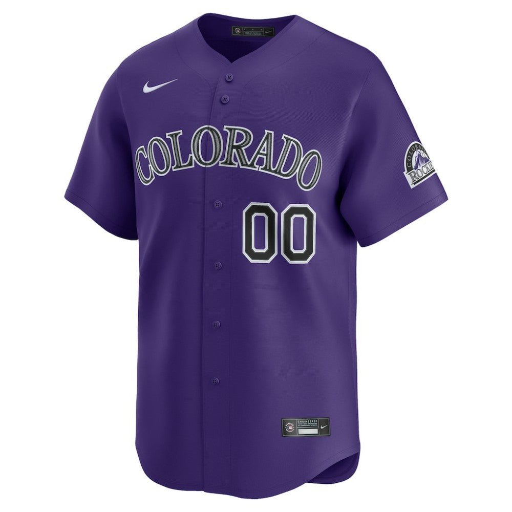 Colorado Rockies Nike Alternate Limited Custom Jersey Clearance