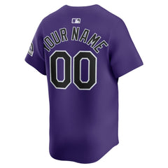 Colorado Rockies Nike Alternate Limited Custom Jersey Clearance