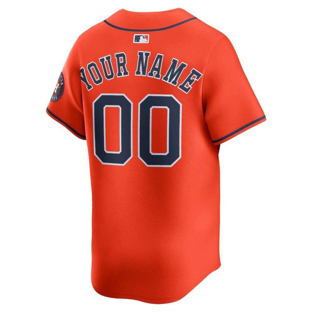Houston Astros Nike Alternate Limited Custom Jersey Sale