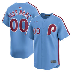 Philadelphia Phillies Nike Alternate Limited Custom Jersey Sale