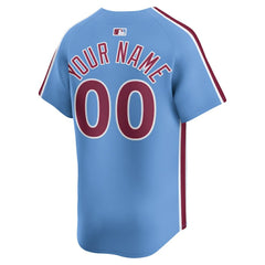 Philadelphia Phillies Nike Alternate Limited Custom Jersey Sale