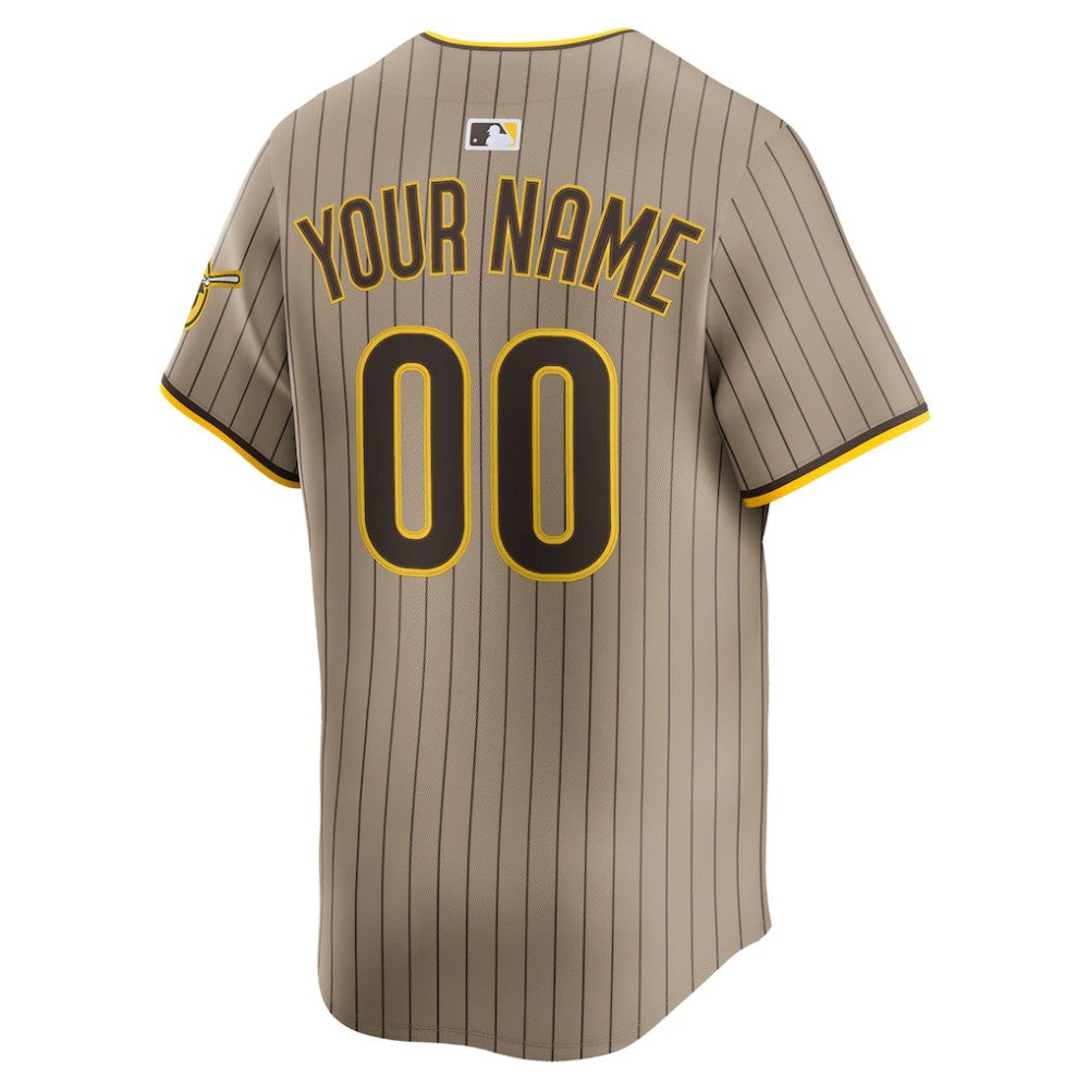 San Diego Padres Nike Alternate Limited Custom Jersey Clearance
