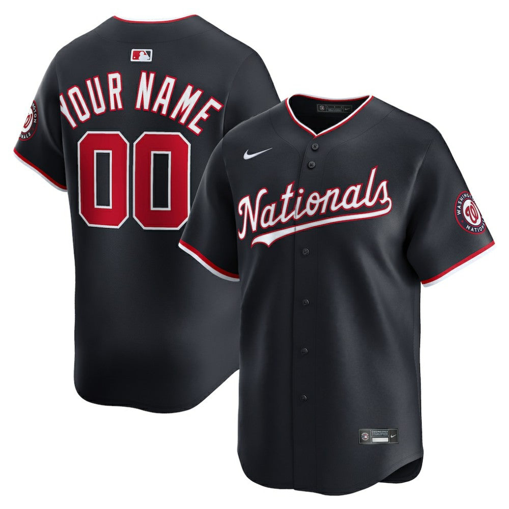 Washington Nationals Nike Alternate Limited Custom Jersey for sale