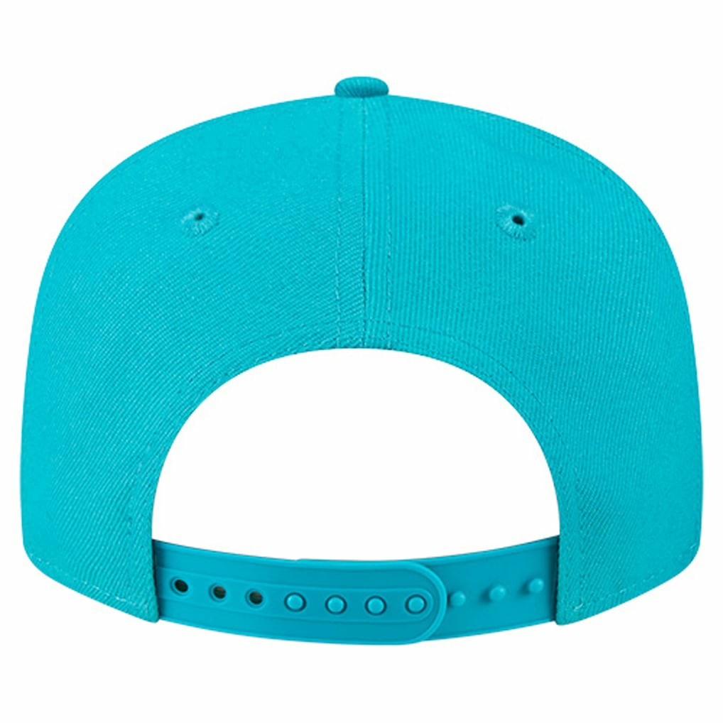 Miami Dolphins New Era Youth Main Script 9FIFTY Snapback Hat Aqua - NFL