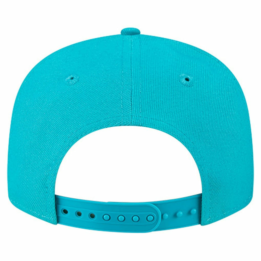 Miami Dolphins New Era Youth Main Script 9FIFTY Snapback Hat Aqua - NFL
