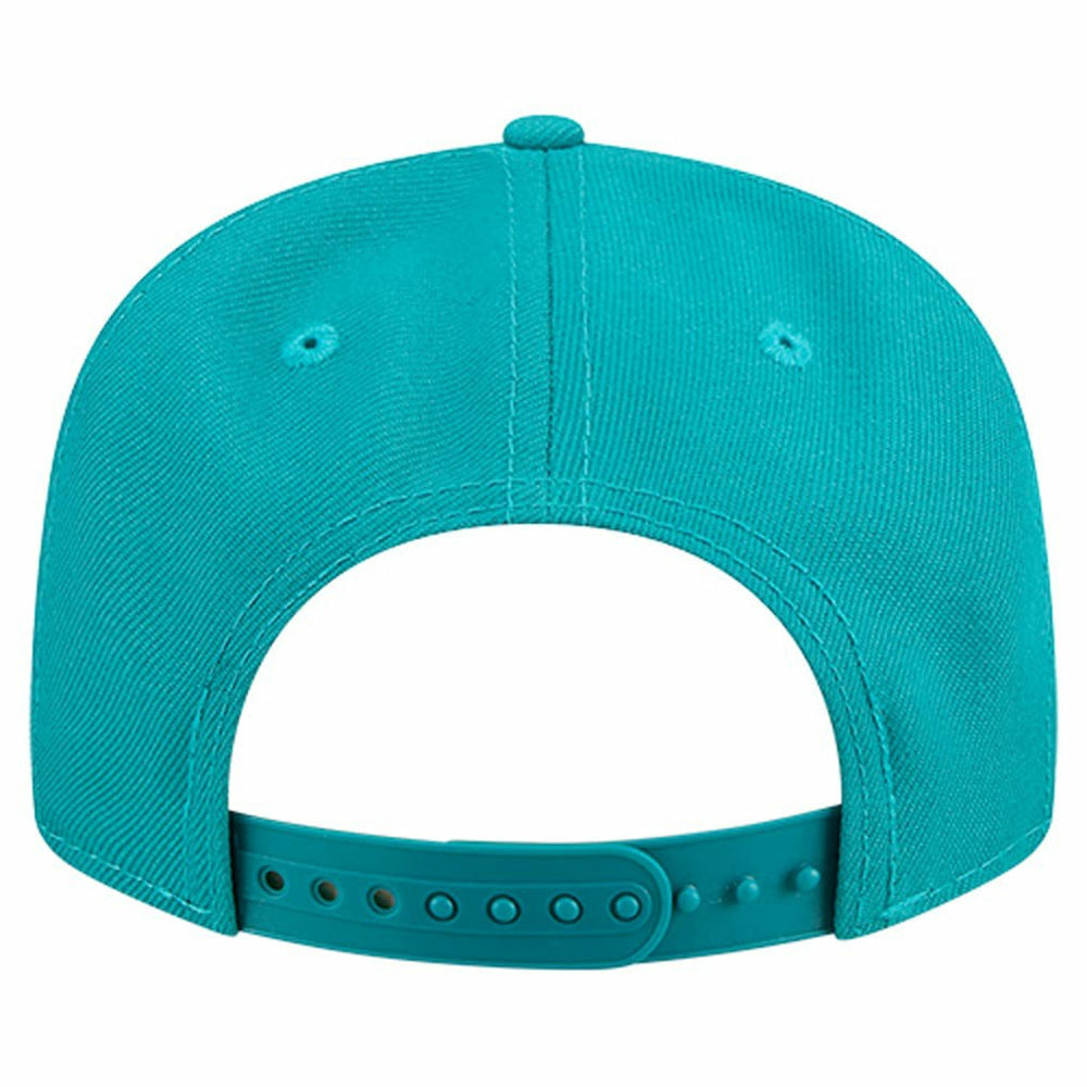 Miami Dolphins New Era Youth Main Script 9FIFTY Snapback Hat Aqua - NFL