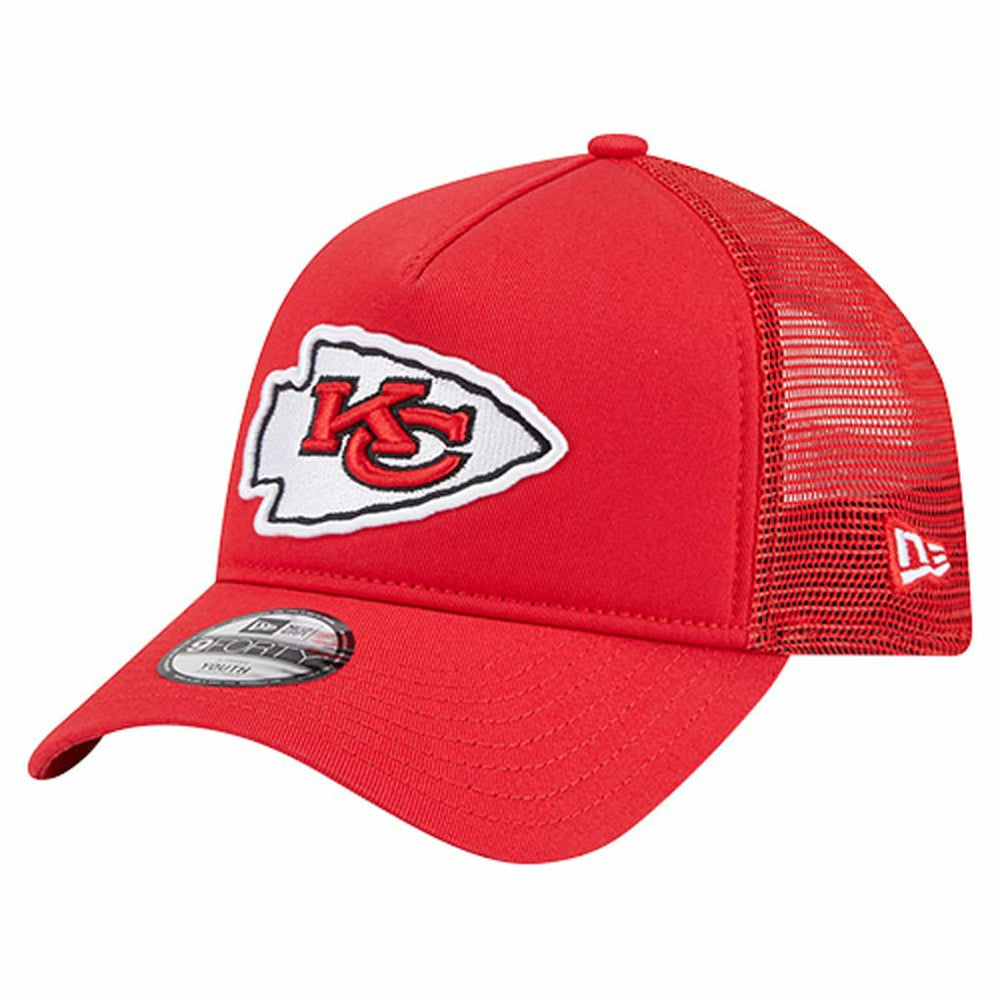 Kansas City Chiefs New Era Preschool Main A-Frame 9FORTY Adjustable Hat Red - NFL