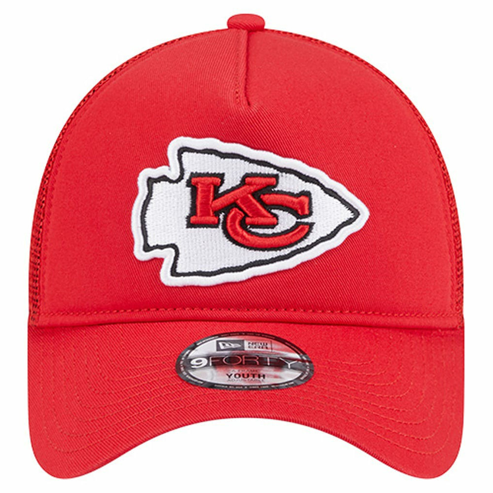Kansas City Chiefs New Era Preschool Main A-Frame 9FORTY Adjustable Hat Red - NFL