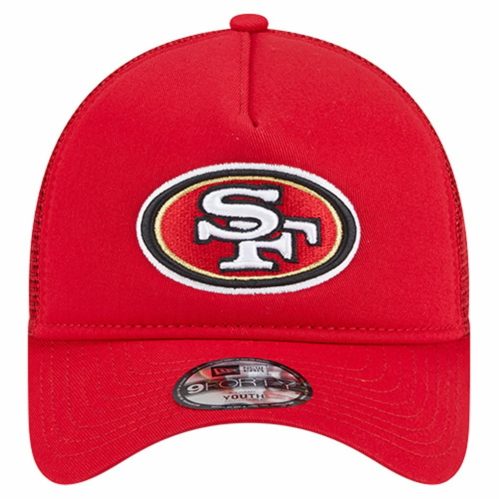 San Francisco 49ers New Era Preschool Main A-Frame 9FORTY Adjustable Hat Scarlet - NFL