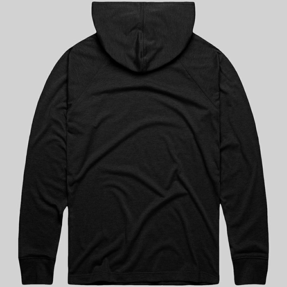Baltimore Orioles Homage Lightweight Raglan Tri-Blend Pullover Hoodie Lifestyle