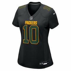 Jordan Love Green Bay Packers Women's Fashion Game Jersey Black - Nike