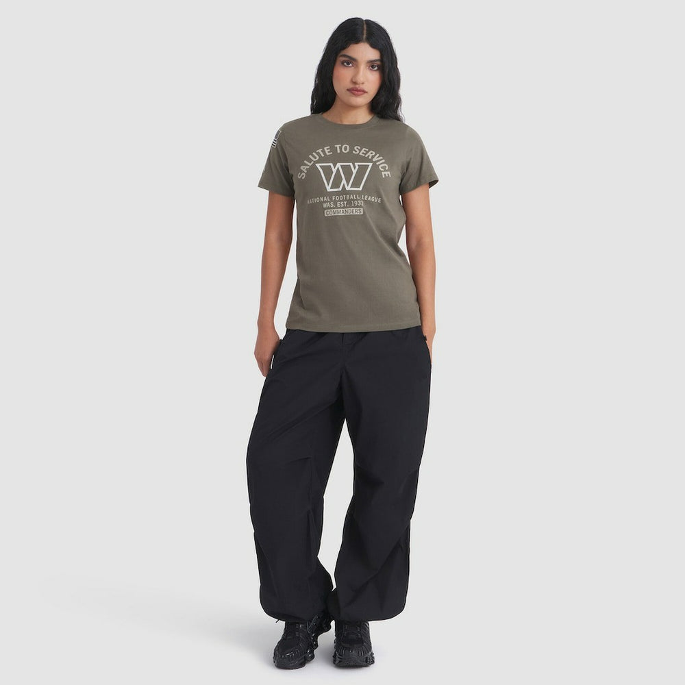 Washington Commanders Women's 2025 Salute to Service Sideline T-Shirt Olive - Nike