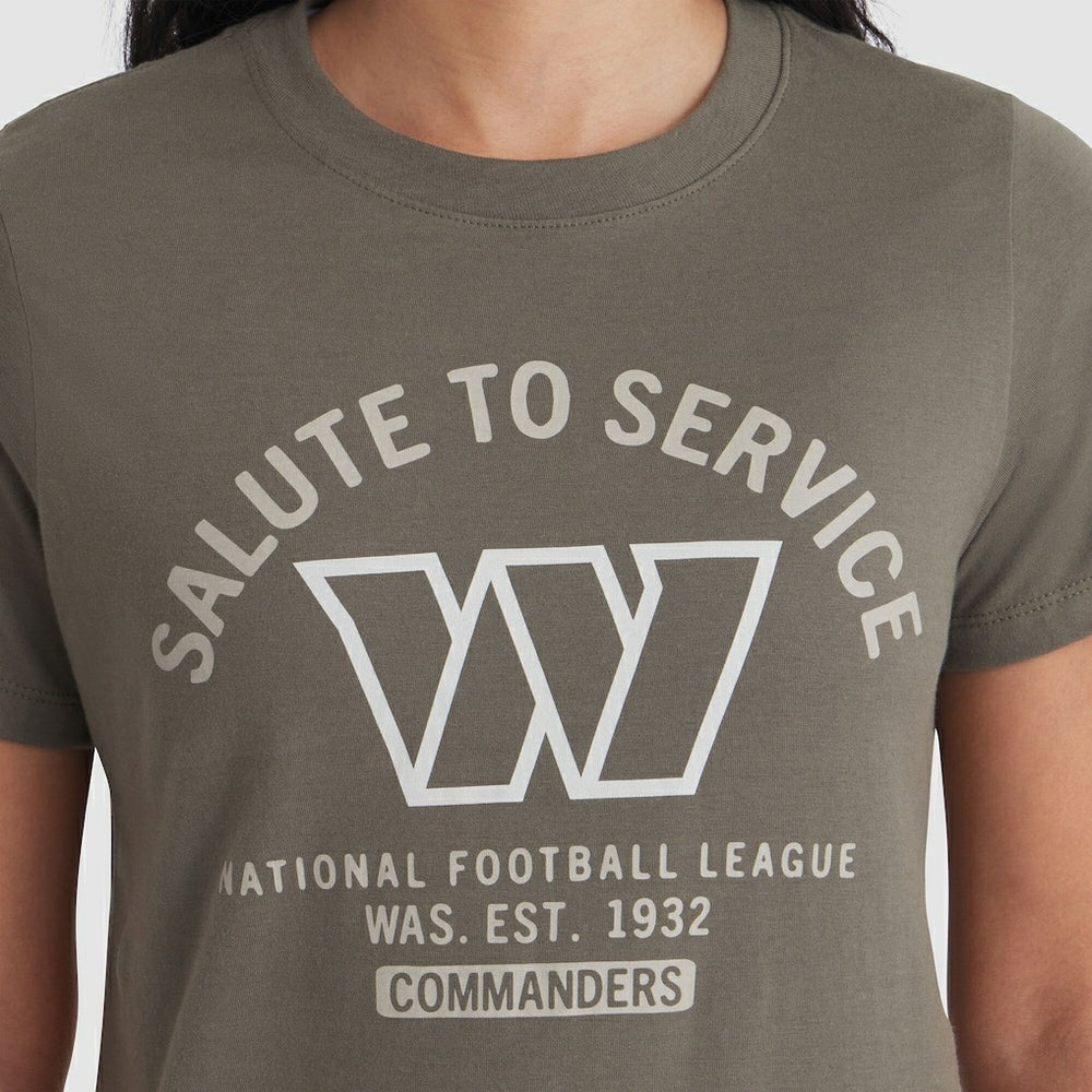 Washington Commanders Women's 2025 Salute to Service Sideline T-Shirt Olive - Nike