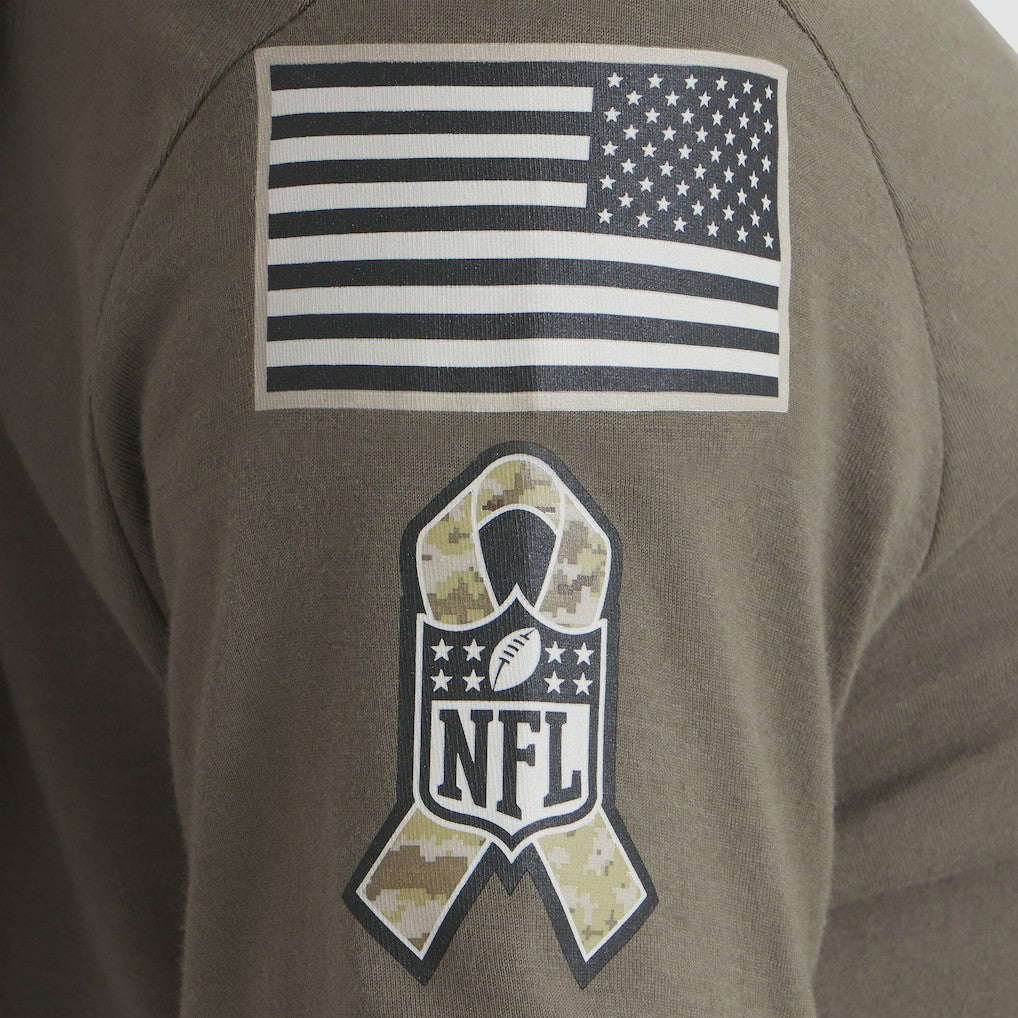 Washington Commanders Women's 2025 Salute to Service Sideline T-Shirt Olive - Nike