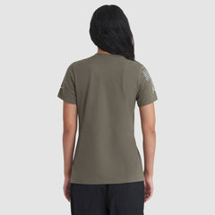 Houston Texans Women's 2025 Salute to Service Sideline T-Shirt Olive - Nike