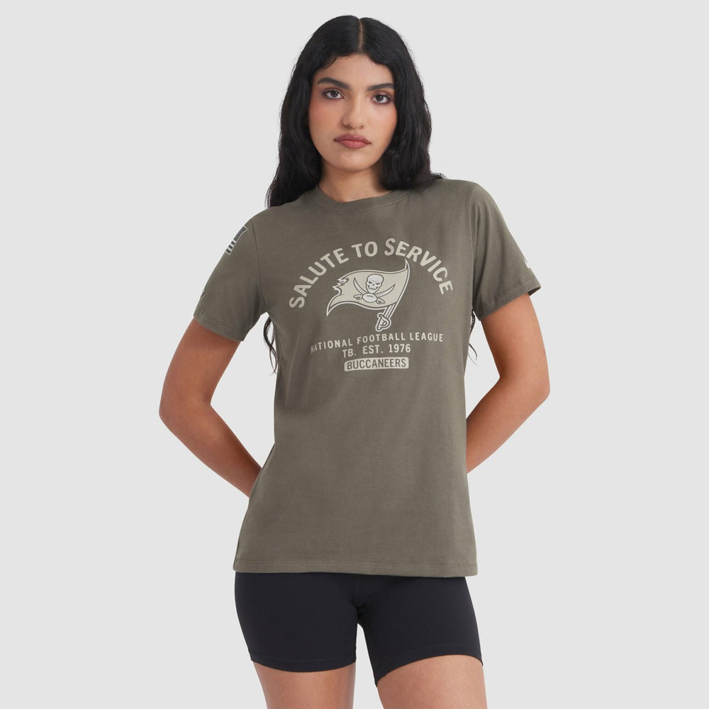 Tampa Bay Buccaneers Women's 2025 Salute to Service Sideline T-Shirt Olive - Nike