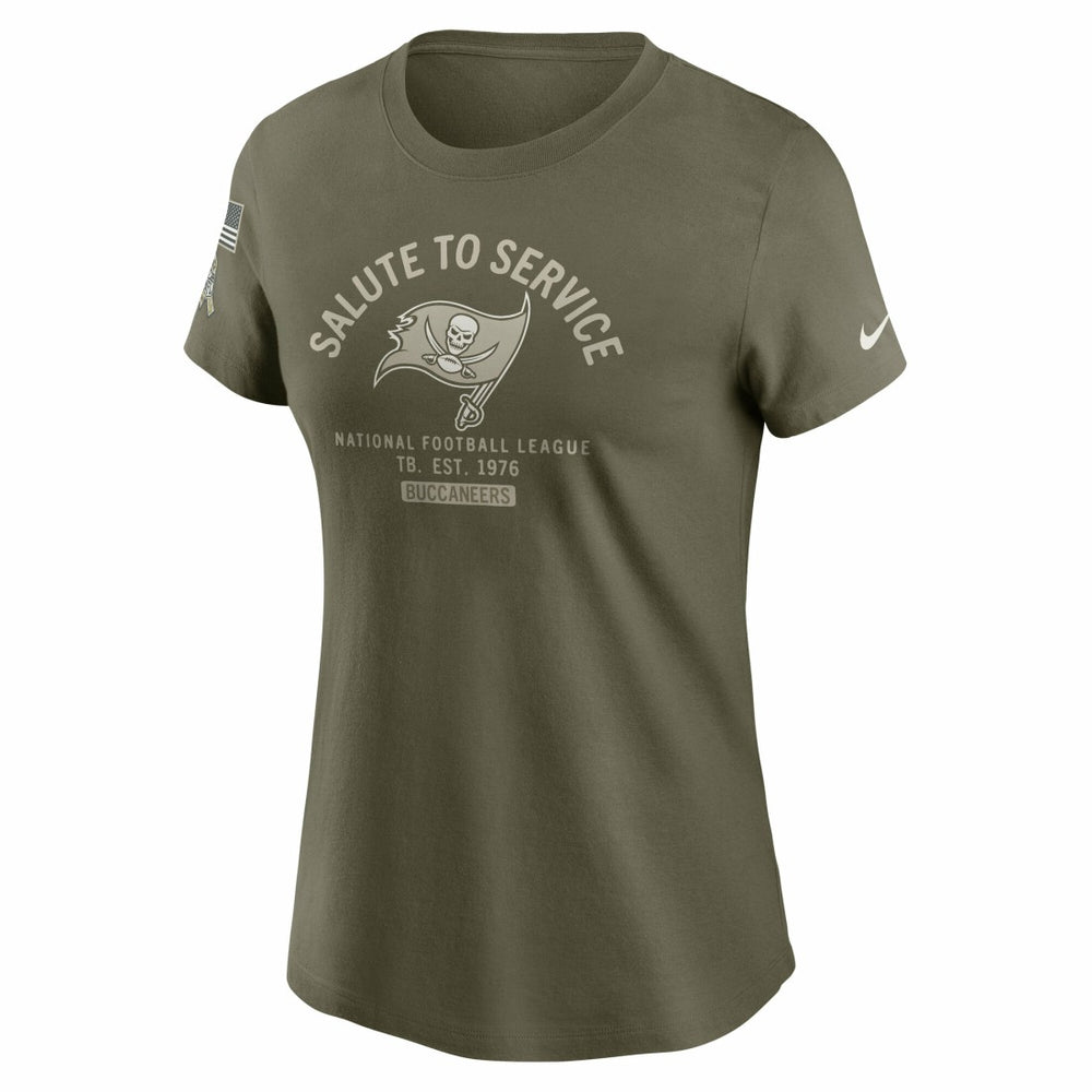 Tampa Bay Buccaneers Women's 2025 Salute to Service Sideline T-Shirt Olive - Nike