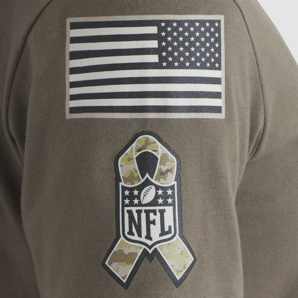 Baltimore Ravens Women's 2025 Salute to Service Sideline T-Shirt Olive - Nike