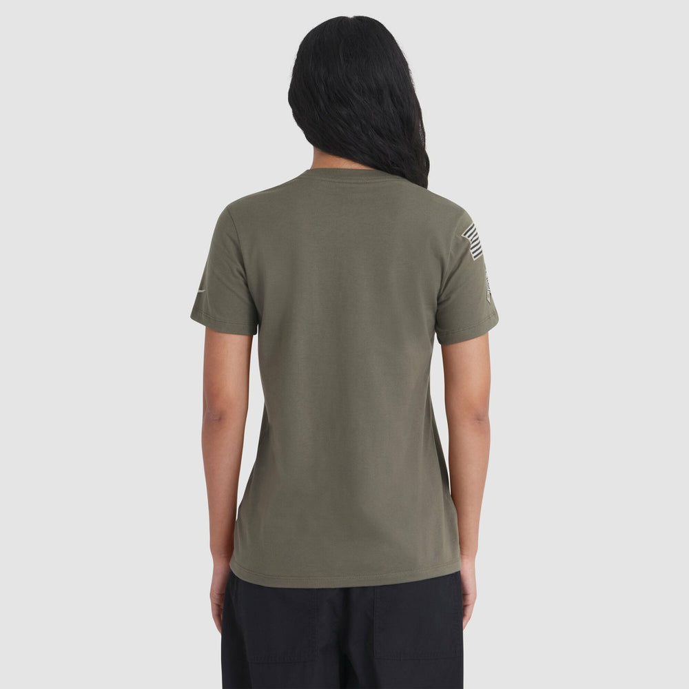 Green Bay Packers Women's 2025 Salute to Service Sideline T-Shirt Olive - Nike