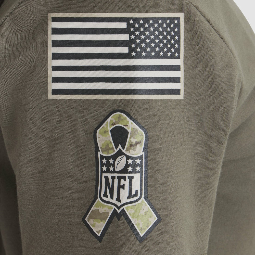 Green Bay Packers Women's 2025 Salute to Service Sideline T-Shirt Olive - Nike