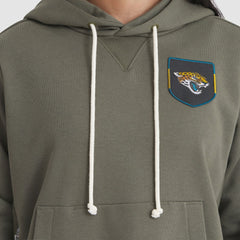 Jacksonville Jaguars Women's 2025 Salute to Service Sideline Standard Issue Dri-FIT Hoodie Olive - Nike
