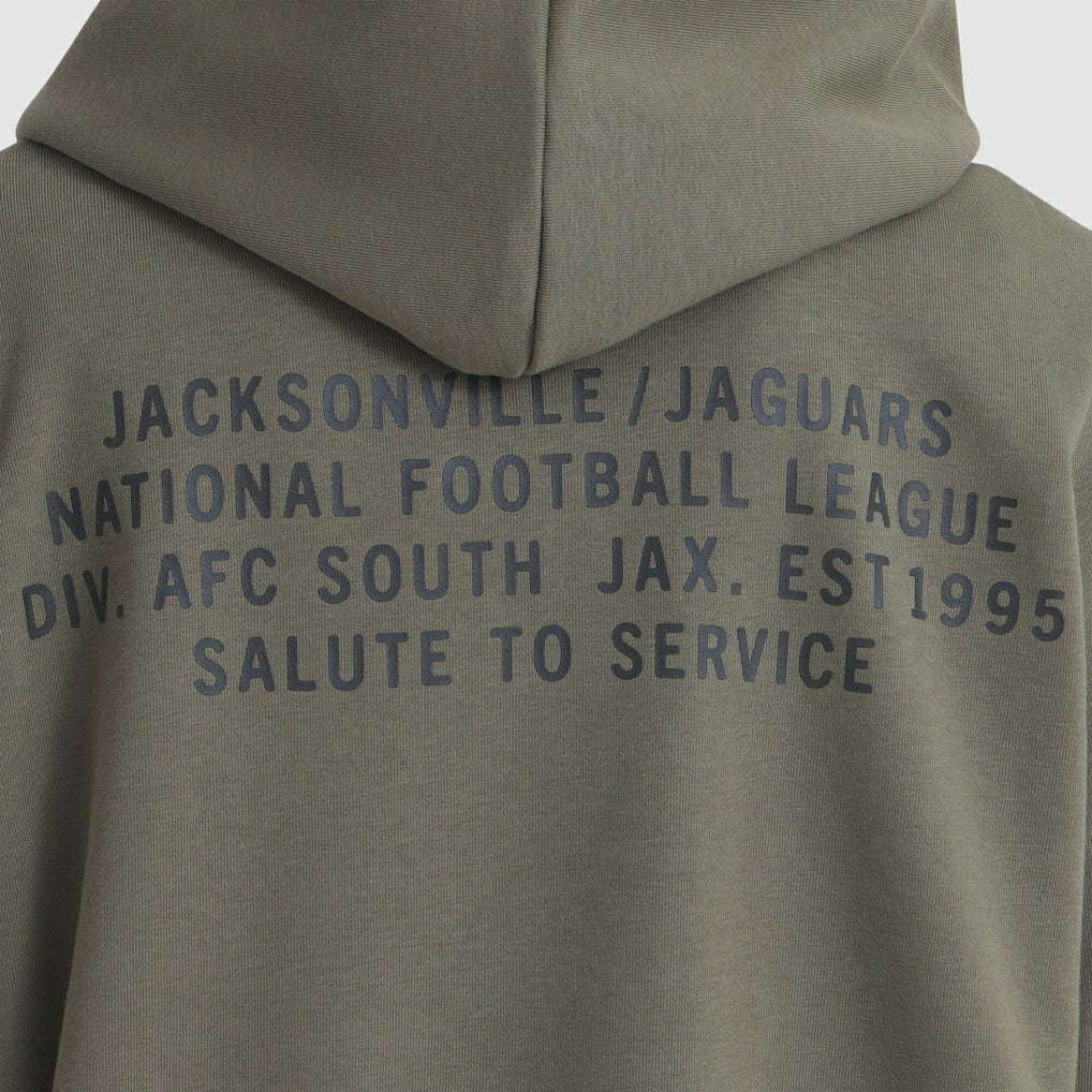Jacksonville Jaguars Women's 2025 Salute to Service Sideline Standard Issue Dri-FIT Hoodie Olive - Nike