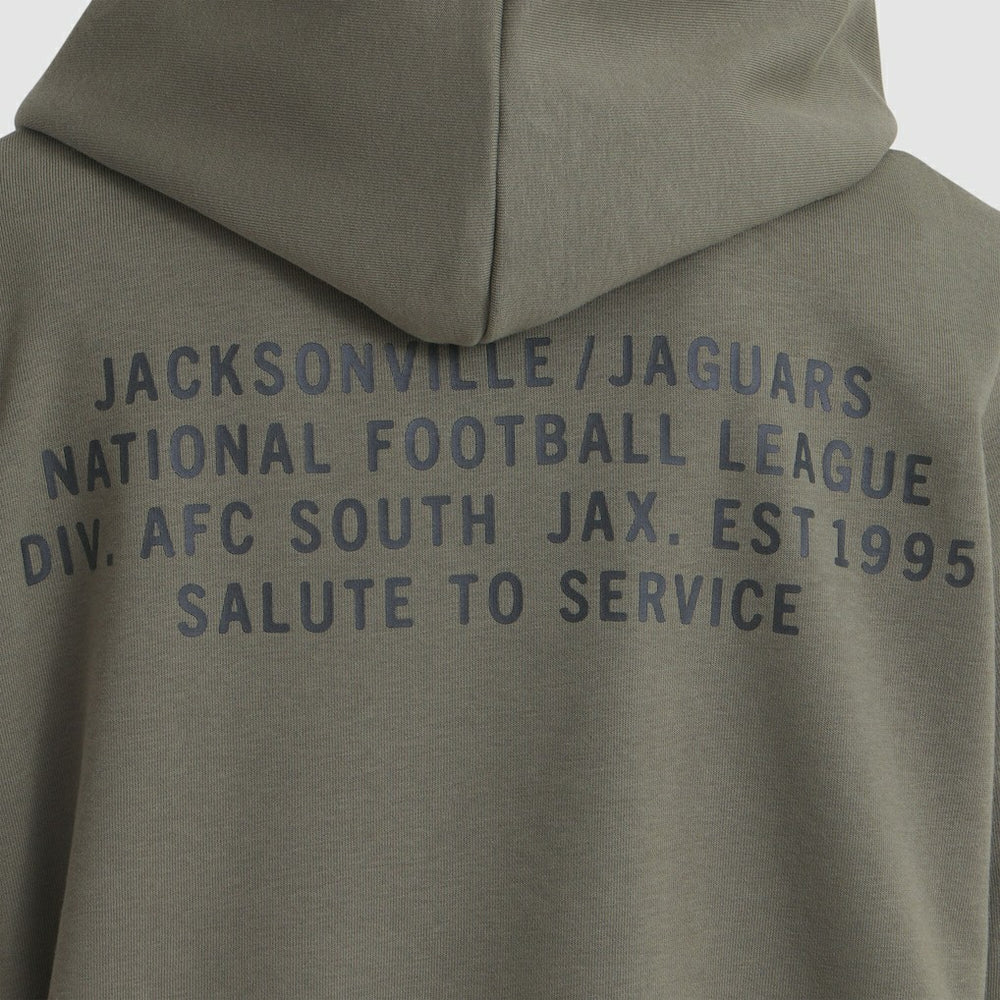 Jacksonville Jaguars Women's 2025 Salute to Service Sideline Standard Issue Dri-FIT Hoodie Olive - Nike