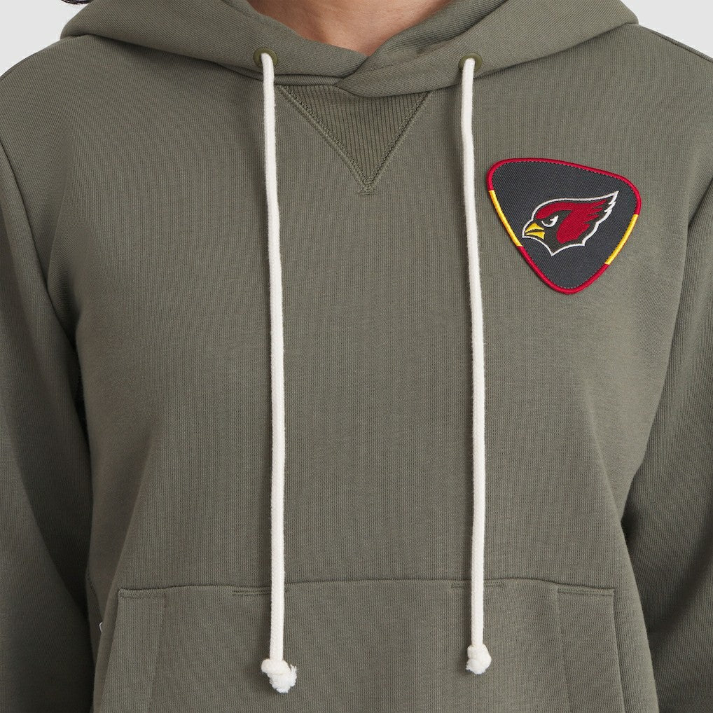 Arizona Cardinals Women's 2025 Salute to Service Sideline Standard Issue Dri-FIT Hoodie Olive - Nike