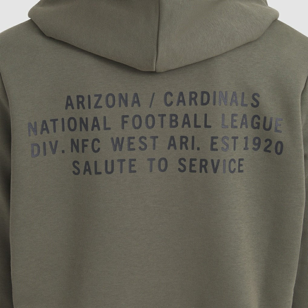 Arizona Cardinals Women's 2025 Salute to Service Sideline Standard Issue Dri-FIT Hoodie Olive - Nike