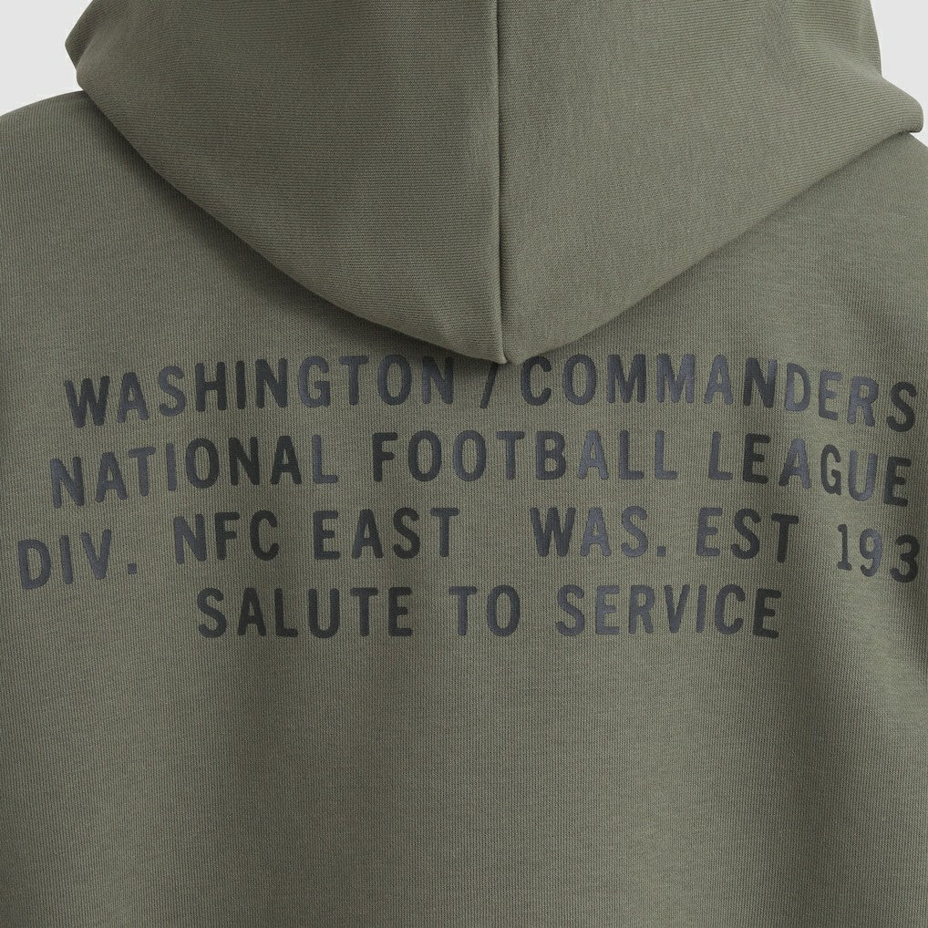 Washington Commanders Women's 2025 Salute to Service Sideline Standard Issue Dri-FIT Hoodie Olive - Nike