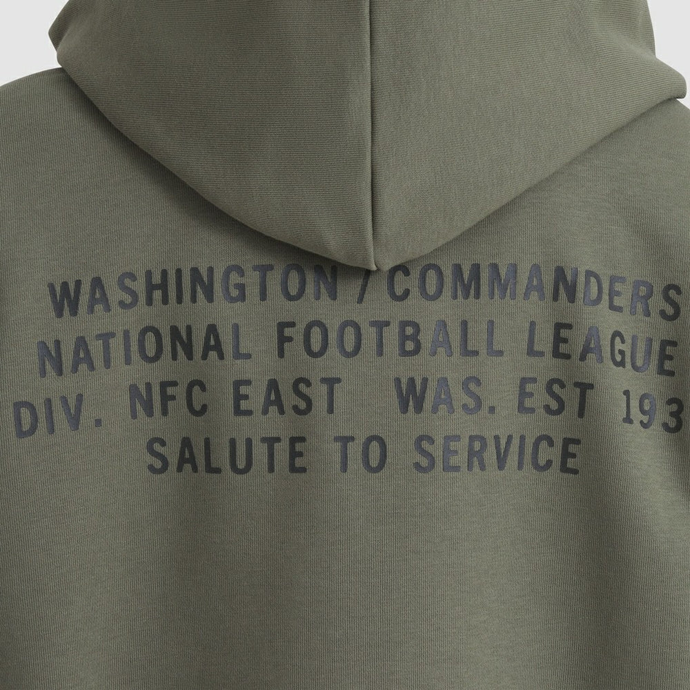 Washington Commanders Women's 2025 Salute to Service Sideline Standard Issue Dri-FIT Hoodie Olive - Nike