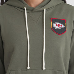 Kansas City Chiefs Women's 2025 Salute to Service Sideline Standard Issue Dri-FIT Hoodie Olive - Nike