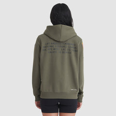 Los Angeles Chargers Women's 2025 Salute to Service Sideline Standard Issue Dri-FIT Hoodie Olive - Nike