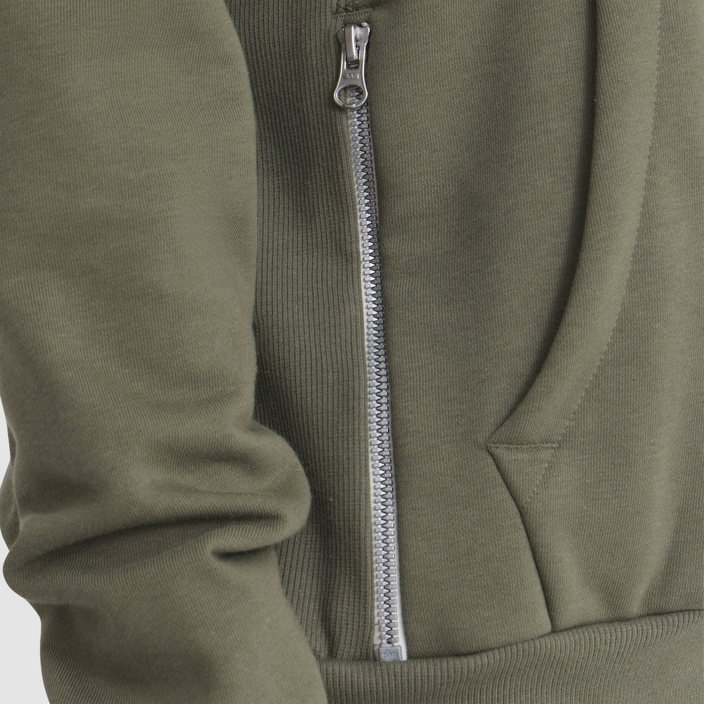 San Francisco 49ers Women's 2025 Salute to Service Sideline Standard Issue Dri-FIT Hoodie Olive - Nike