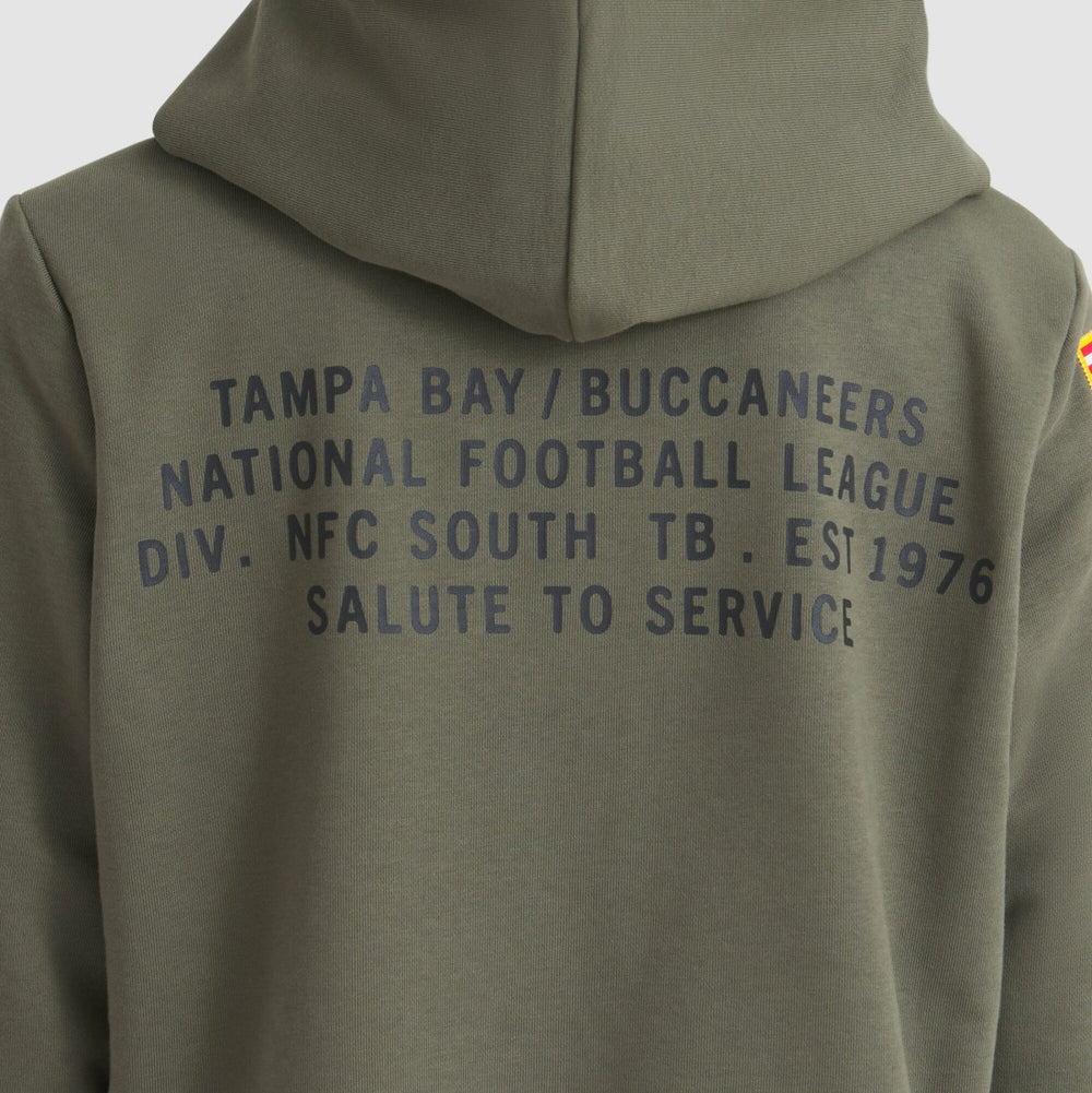 Tampa Bay Buccaneers Women's 2025 Salute to Service Sideline Standard Issue Dri-FIT Hoodie Olive - Nike