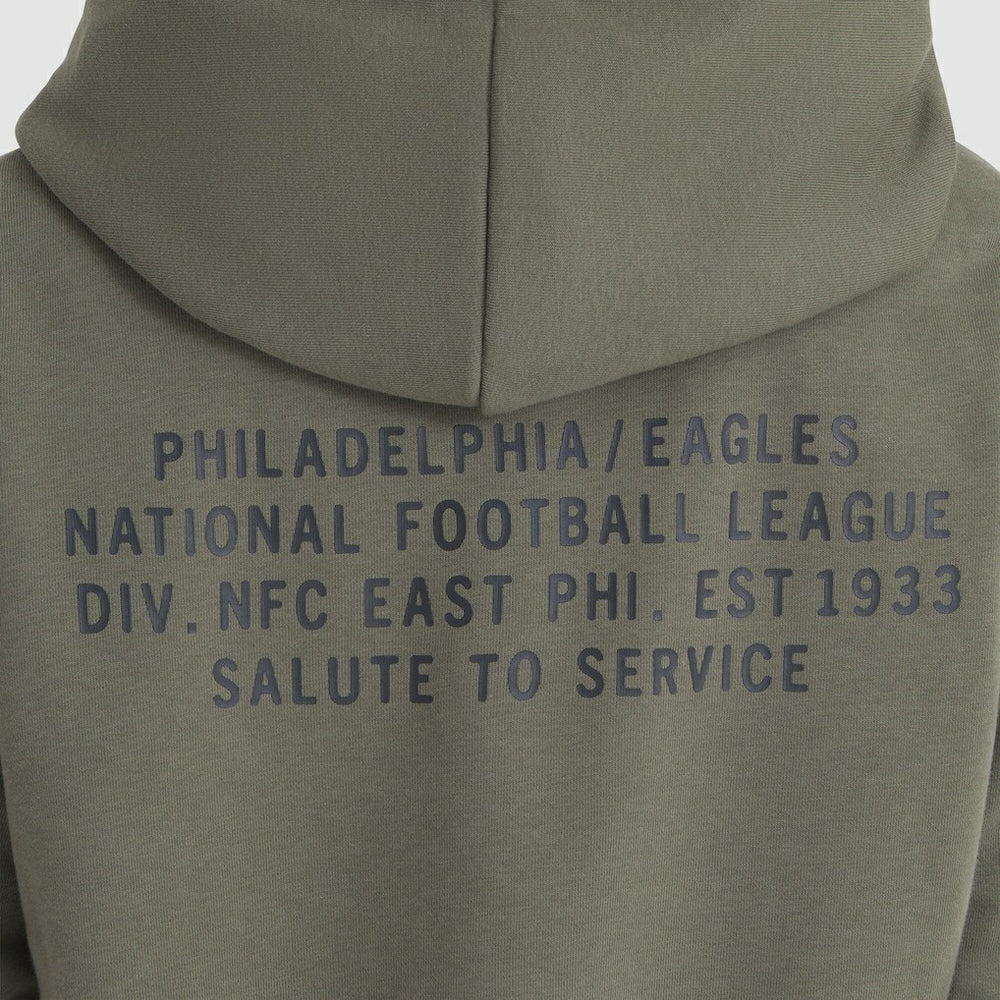 Philadelphia Eagles Women's 2025 Salute to Service Sideline Standard Issue Dri-FIT Hoodie Olive - Nike