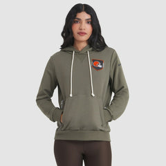 Cleveland Browns Women's 2025 Salute to Service Sideline Standard Issue Dri-FIT Hoodie Olive - Nike