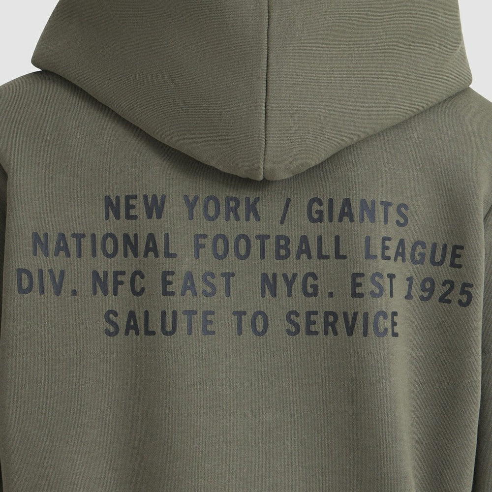 New York Giants Women's 2025 Salute to Service Sideline Standard Issue Dri-FIT Hoodie Olive - Nike