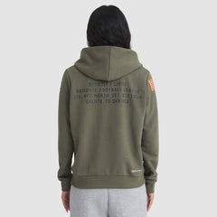 Detroit Lions Women's 2025 Salute to Service Sideline Standard Issue Dri-FIT Hoodie Olive - Nike